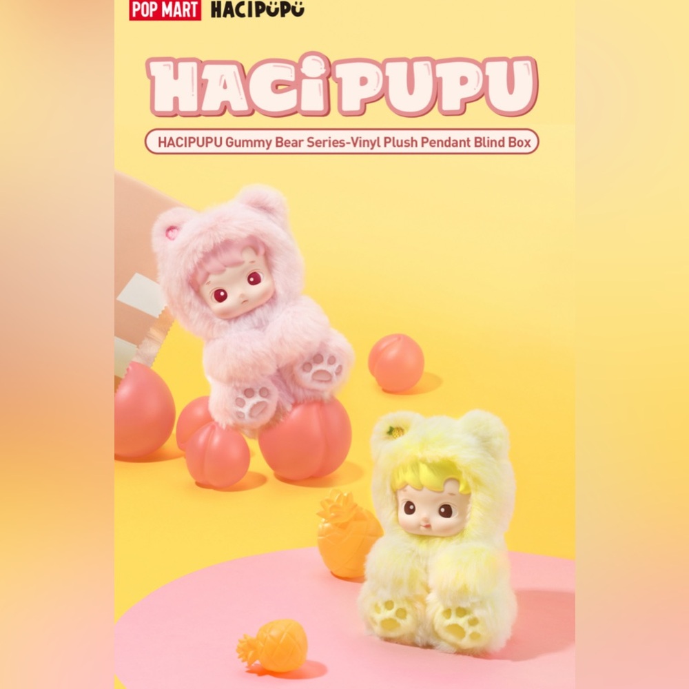 HACIPUPU Gummy Bear Series-Vinyl BLIND BOX POP MART
Plush Pendant ONE Blind Box - Picture 2 of 8